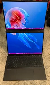 ASUS Zenbook Duo 14 OLED 120Hz Intel Ultra 9 185H + Bonus Backpack, MS Office - Picture 1 of 5