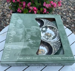 New in Box - Wilton Armetale Christmas Lights Sectioned Tray Platter Retail $60 - Picture 1 of 5