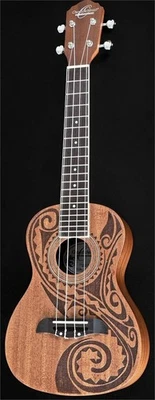 Oscar Schmidt Concert Ukulele Hawaiian Tattoo Design - Image 1 of 4