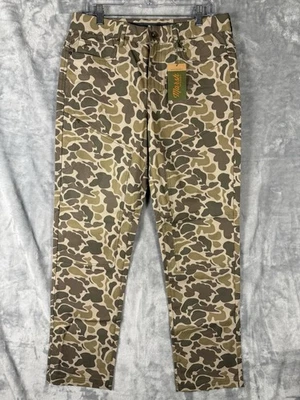 Marsh Wear Westwood Doubleknee Pants Men’s 34 Khaki Mallard Camo Stretch NWT - Image 1 of 4