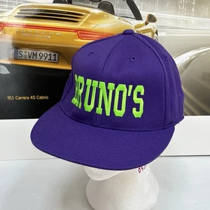 Bruno's Awesome Hat Cap 210 Fitted 7 1/4-7 5/8 Purple Casual Adjustable Mens - Picture 1 of 10