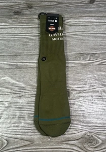NEU Stance X Harley Davidson Moto Logo Custom Socken olivgrün Gr. L (9-13) - Bild 1 von 5