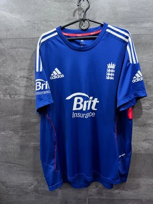 England Team Cricket Jersey Blue Adidas X54317 Mens Size 2XL - Image 1 of 4