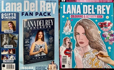 2 LANA DEL REY Magazines POSTER Coloring SONGBOOK Vogue CALENDAR Italia FAN PACK - Image 1 of 4