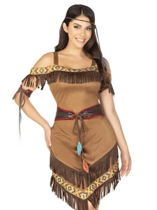Pocahontas Costume Adult Indian Princess Halloween  X-Large - Picture 1 of 1