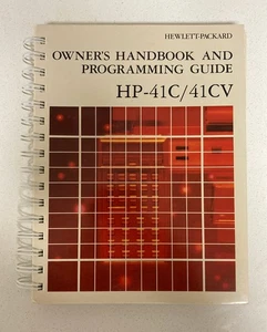 Manual Para Hewlett Packard HP 41C CV Calculadora: Manual y Guía de Programación - Imagen 1 de 1