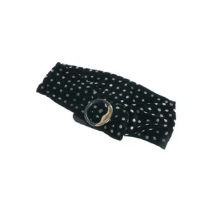 Emporio Armani Belt - Black X Gray Dot Vintage Clothing Used - Picture 1 of 4