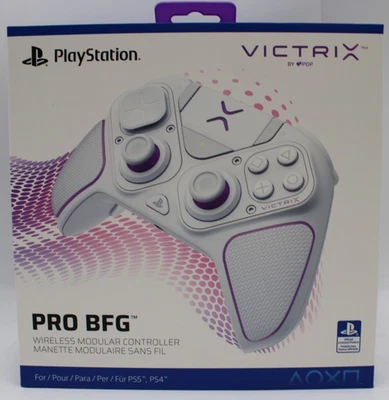 New PDP Victrix Pro BFG White 052-002-WH For PS4/PS5/PC - Image 1 of 4