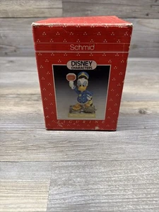 Schmid Porcelain Disney Character Donald Duck Police Stop Sign Vintage - Picture 1 of 8