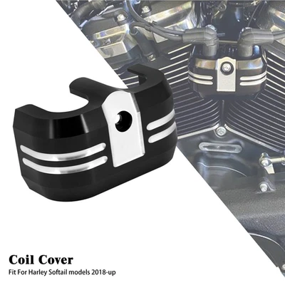 Aluminum Coil Cover For Harley Davidson Softail Breakout Street Fat Bob 2018-up - Image 1 of 4