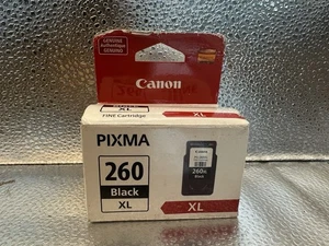 Canon PG-260XL High-Yield Black Ink Cartridge Genuine - Picture 1 of 5