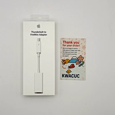 Apple MD464ZM/A Thunderbolt to FireWire Adapter Genuine New Sealed Japan - Image 1 of 4