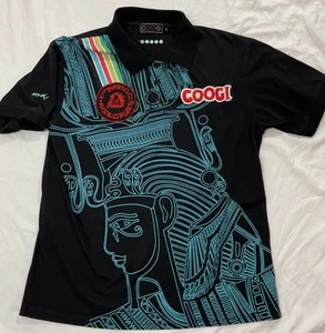 COOGI XL RETRO Polo Graphic Egyptian Patches & Embroidered Y2K VTG - Picture 1 of 7