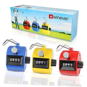 3-Pack Handheld Tally Counter 4 Digit Mechanical Palm Clicker Counter, Number - Picture 1 of 8