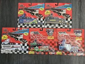 SET BESTEHEND AUS 5 Racing Champions 1994-1998 NASCAR Team Hauler Transporter Druckguss Fahrerhaus - Bild 1 von 1