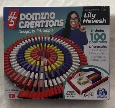 Spin Master Games Lily Hevesh H5 Domino Creations 100-Piece Dominoes Set EX COND - Image 1 of 4