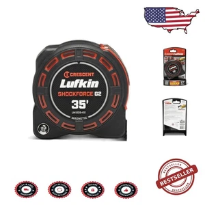 35-ft Magnetic Tape Measure with Diamond-Coated Hook for Ultimate Precision - Picture 1 of 10