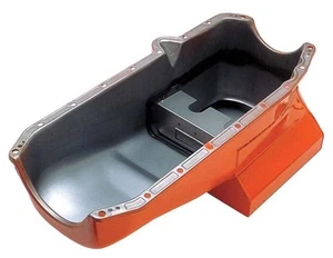 Trans Dapt 8991 SBC 80-85 7 Qt. Orange Oil Pan - Picture 1 of 1