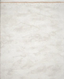 Zweigart Aida 14ct 18x21 Smokey White Fabric - Picture 1 of 1