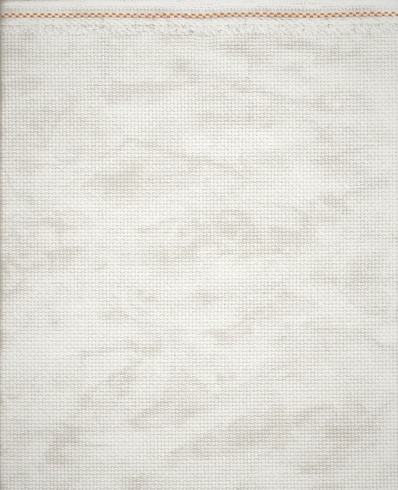 Zweigart Aida 14ct 18x21 Smokey White Fabric - Image 1 of 1
