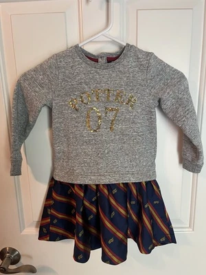 Mini Boden Harry Potter Sequin Seeker Snitch Dress NWOT Size 3-4 Y - Image 1 of 4