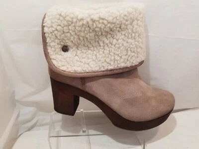 Botines de plataforma de gamuza tostada para mujer Eric Michael piel sintética EU 40 US 9,5 - 10 M Foto 1 de 4