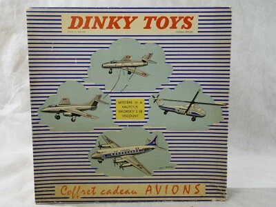 Dinky Toys F 60 Scatola Idea Regalo Aerei 1957 Aria Francia Vickers Mystère Rara - Immagine 1 di 4