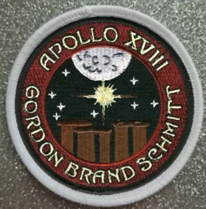 3" Apollo 18 NASA Moon Mission Sublimation Printed Iron or Sew on Patch Badge - Picture 1 of 1