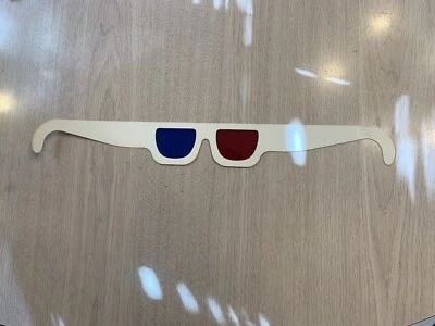 GAFAS 3D VINTAGE AÑOS 80 NUEVAS VISIÓN PROFUNDA PARA PELÍCULAS O CUALQUIER 3D Foto 1 de 3