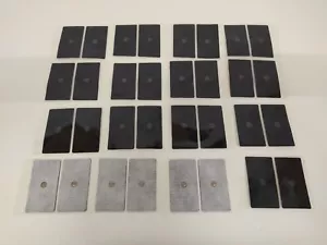 32x TENS EMS Elektroden Pads 5 x 9 cm mit Druckknopf für TENS EMS Geräte - Bild 1 von 4