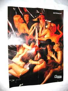 MOTÖRHEAD / GARY MOORE - CRASH Magazin Poster - gefaltet - Sammlerstück - Bild 1 von 2