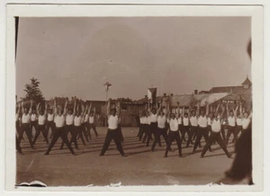 Original Vintage 40er Jahre Sportler männlich, Gymnastik, SNAPSHOT - Bild 1 von 1