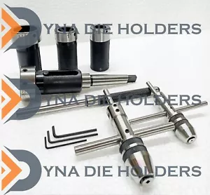 Threading Tapping Kit For Lathe Tailstock MT2 Shank - For Inch Size Taps & Dies - Picture 1 of 4