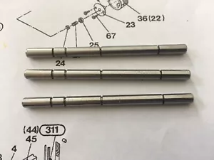 1 pieza de reparación Leitz Laborlux 11/12 POL eje de engranajes intermedio 2 020-505.020-020 - Imagen 1 de 7