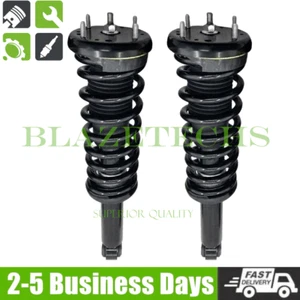 Pair Rear Shock Struts Assembly Coil Spring Fit For 2010-2018 Jaguar XJ Series - Bild 1 von 6