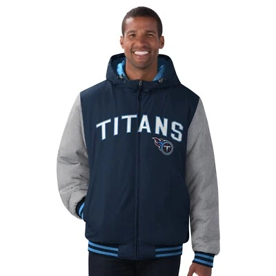 Tennessee Titans NFL Cold Front Polyfill Full Zip Hooded Jacket By G-III - Image 1 of 2