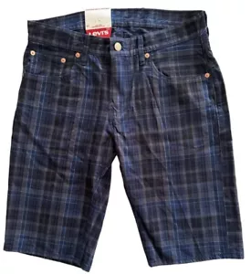 Levis 504 kariert ~ JEANS SHORTS ~ HERREN ~ Größen ~ 30 ~ Neu mit Etikett $ 29,99 - Bild 1 von 3