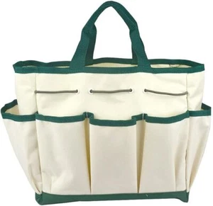 Outdoor Multi Pocket Gardening Tool Kit Holder Oxford 10" X 9" Bag 4 Side Pou - Picture 1 of 2