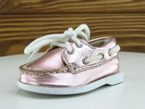 SPERRY Top-Sider Sz 1 Toddler Girls Boat Shoe Pink Leather Medium - Picture 1 of 8
