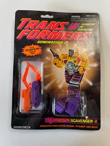 1993 Transformers G2 Construction Scavenger Devastator Orange Complete - Picture 1 of 11