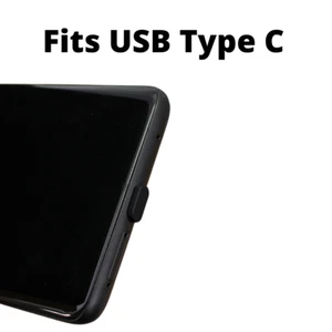 3PCS Type-C Dust Plug USB Charging Port Protector Samsung Cover For Smart Phone - Picture 1 of 6
