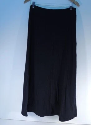 Falda Fresh Produce Ella línea A longitud media pantorrilla negra mezcla de algodón EE. UU. Foto 1 de 4