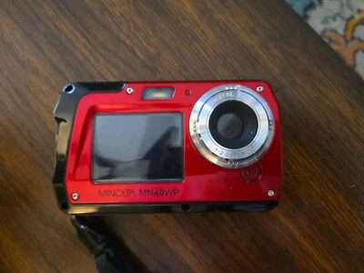 Cámara digital Under Water Minolta MN40WP 48MP QHD doble pantalla LCD impermeable Foto 1 de 4