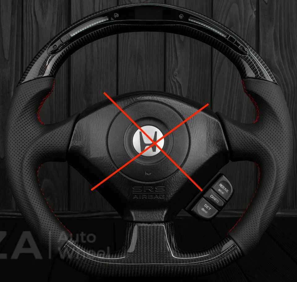 Volante Honda S2000 s2k Custom Fibra Carbono LED AP1/2 2001-2009 Foto 1 de 4