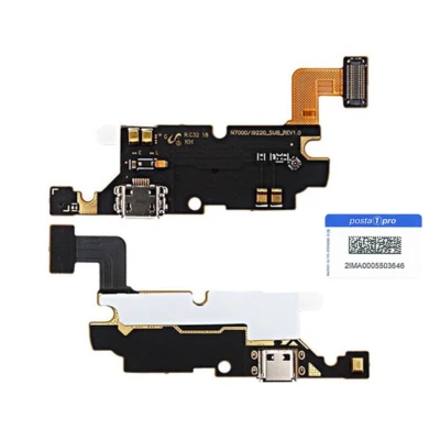 SAMSUNG GALAXY NOTE i9220 n7000 FLAT FLEX DOCK RICARICA CONNETTORE USB MICROFONO - Immagine 1 di 2