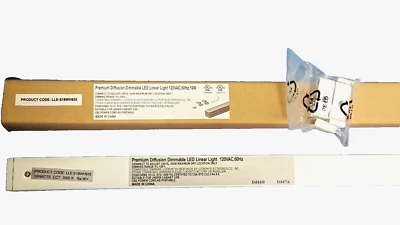 Tira LED regulable de montaje bajo gabinete, súper brillante, 10W, 18", sable LED Foto 1 de 3