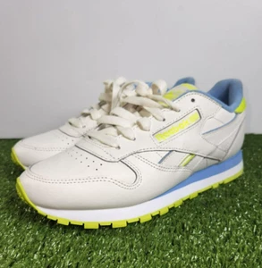 Zapatillas deportivas Reebok clásicas para mujer talla 6,5 blancas/lima - Imagen 1 de 11