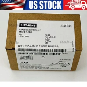 New Siemens 6ED1055-1MA00-0BA2 6ED10551MA000BA2 LOGO! AM2 expansion module - Picture 1 of 2