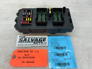 08 09 10 JEEP GRAND CHEROKEE BCM BODY CONTROL MODULE FUSE BOX 68039117AA - Picture 1 of 10