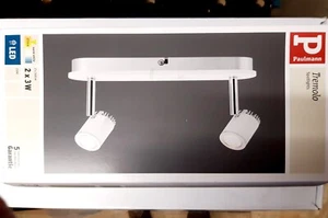Paulmann Deckenleuchte Wandleuchte Weiß Led Strahler 2 Spots 230V/12V - Bild 1 von 7